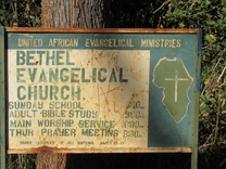 Bethel Evangelical Church sign
