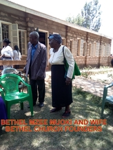 Mzee Muoki and his wife, Bethel Evangelical Church founders.