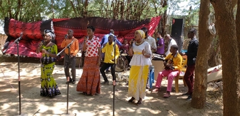 Praise and worship at Kakuma Refugee Camp