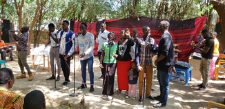 Praise and worship at Kakuma Refugee Camp