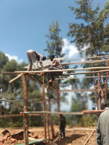 Building temporary Kanzalu Church