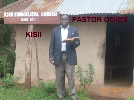 Pastor Ogios at Kiru Evangelical Church