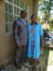 Mbondo and wife Patricia - L