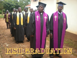Graduation, Kisii Bible School . December 2014