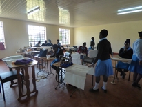 Sewing class. July, 2017